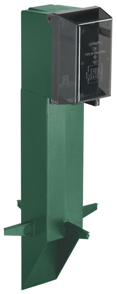 Arlington Industries GPD19G clear garden post light support