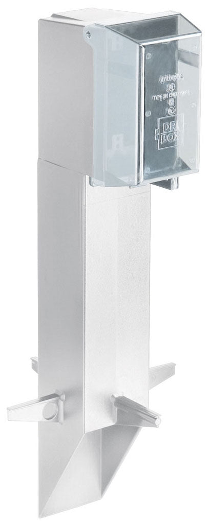 Arlington Industries GPD19W clear garden post light support