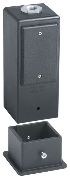 Arlington Industries GPD9B black garden post light support