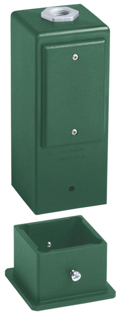 Arlington Industries GPD9G green garden post light support