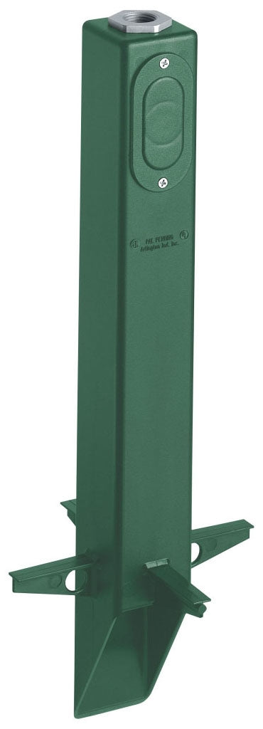 Arlington Industries GPL19G green garden post light support