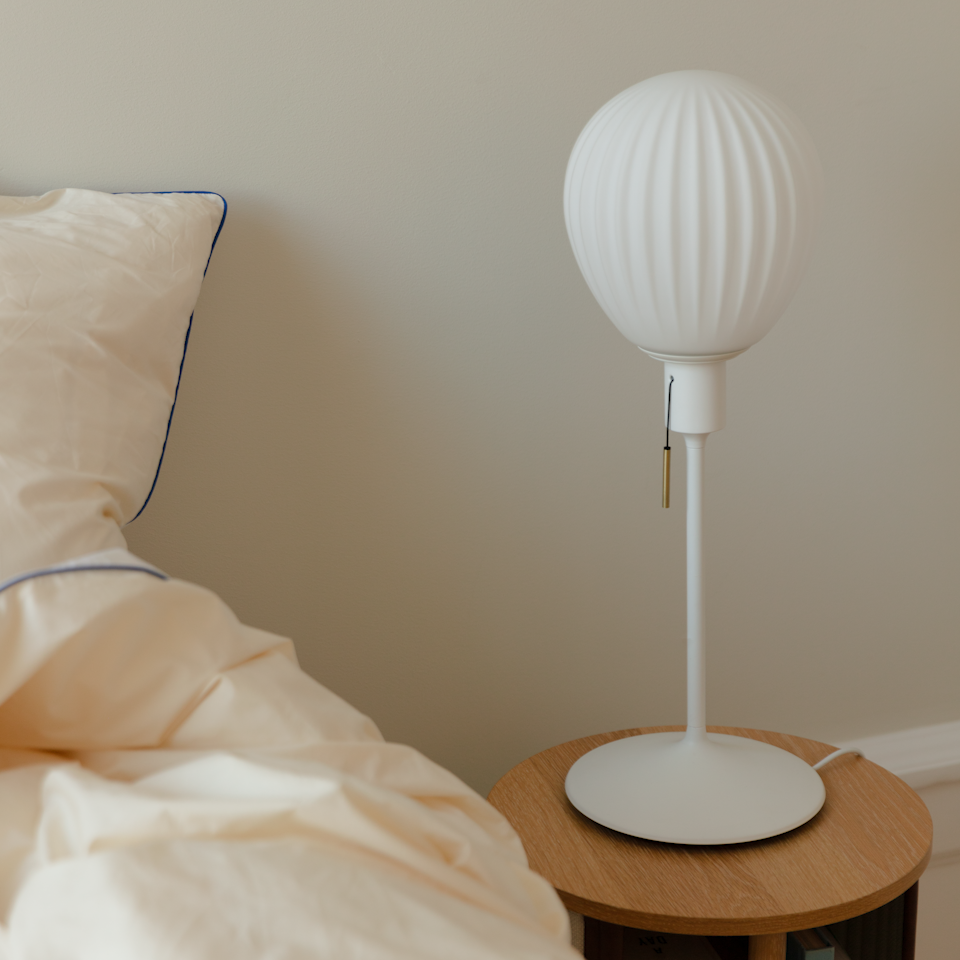 UMAGE Around The World Mini with Pendant Top Cover - White — styled interior view