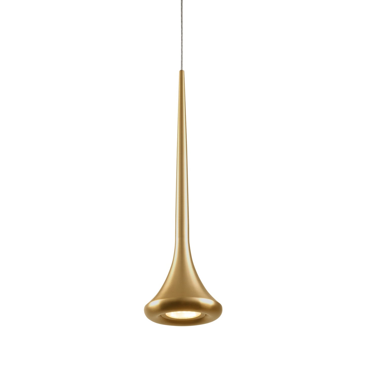 Kuzco Bach brushed gold pendant 402601BG-LED