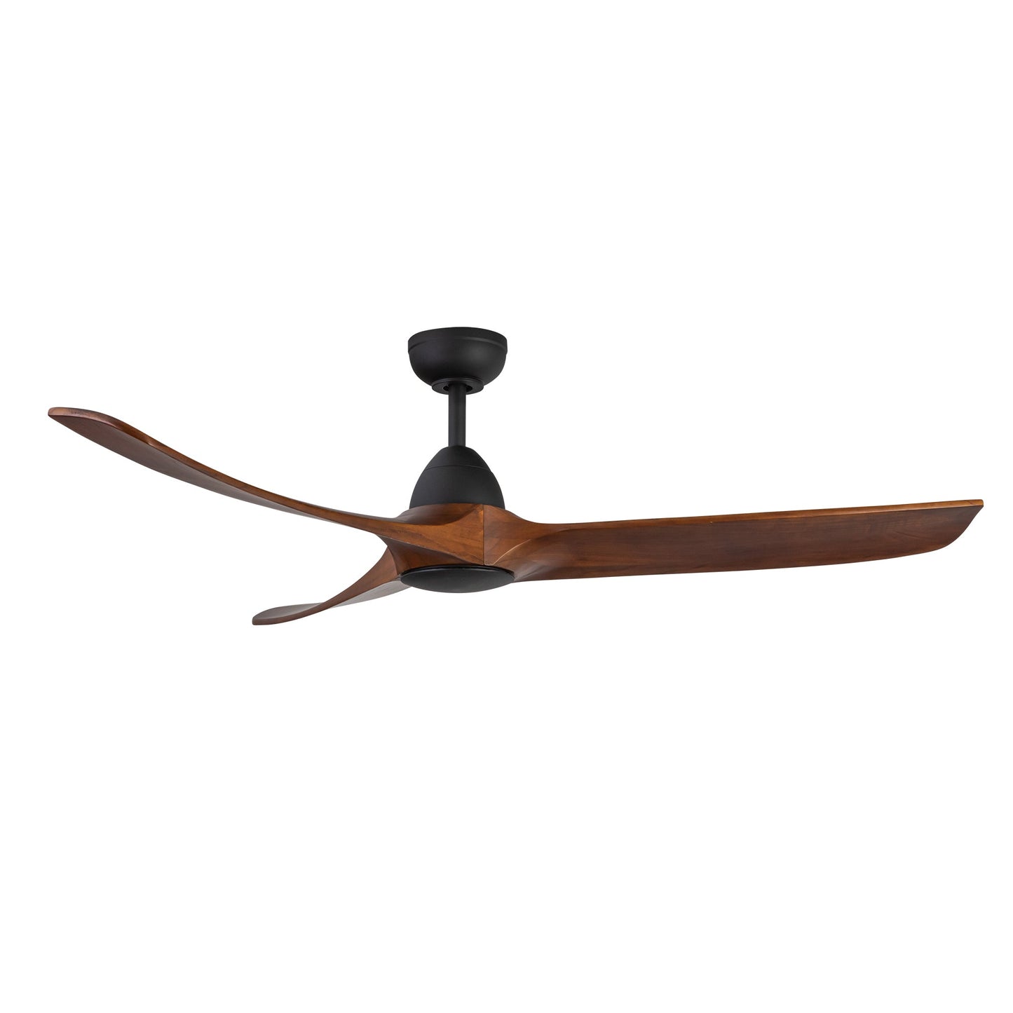 Kuzco Baylor matte black ceiling fan CF77860-MB/DW