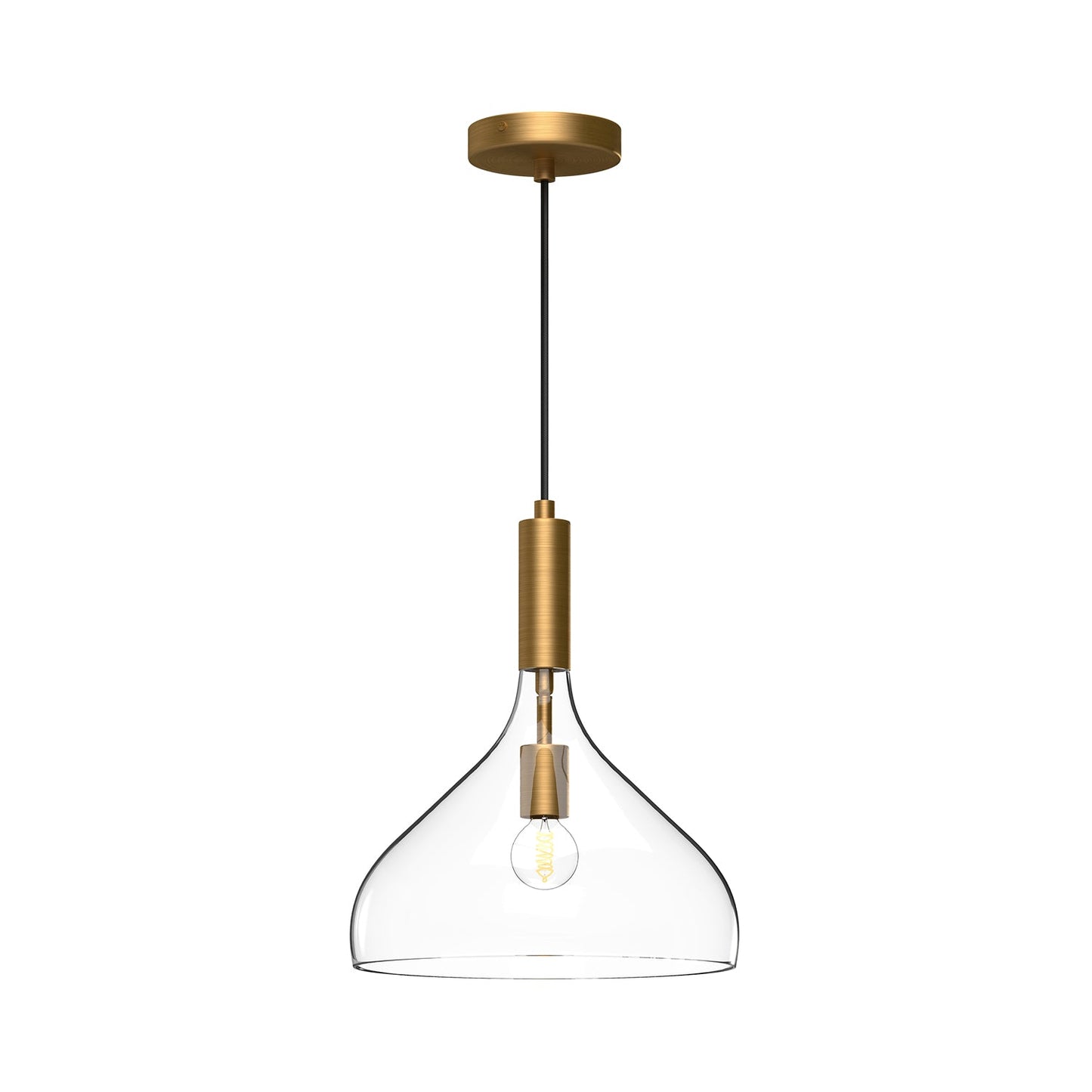 Alora Mood Belleview aged gold pendant PD532312AGCL