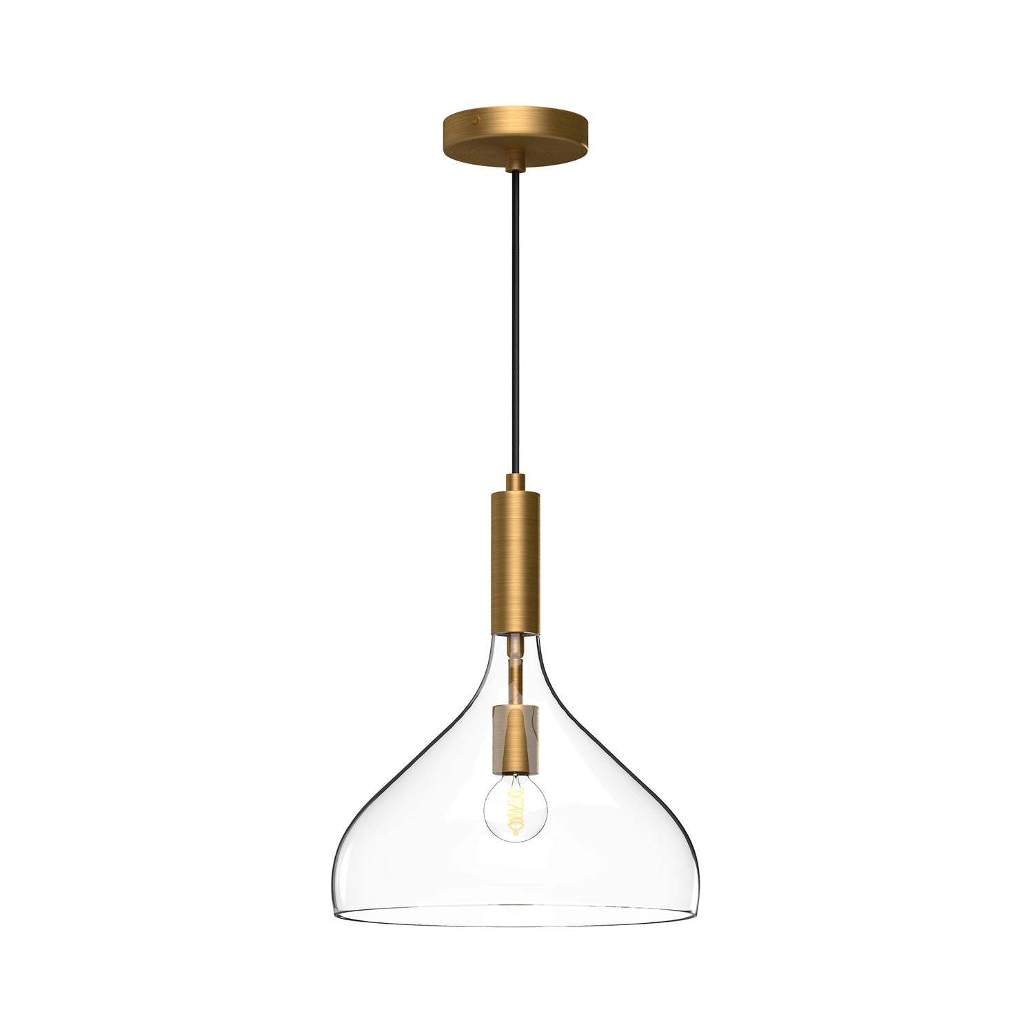 Alora Mood Belleview aged gold pendant PD532312AGCL