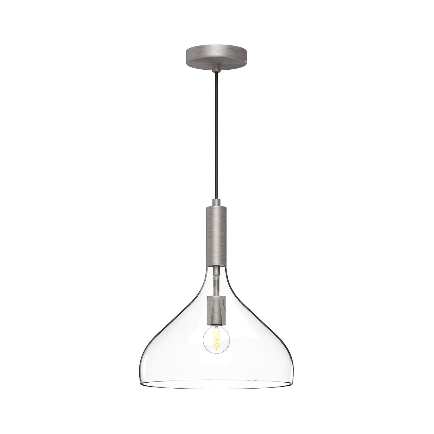 Alora Mood Belleview brushed nickel pendant PD532312BNCL