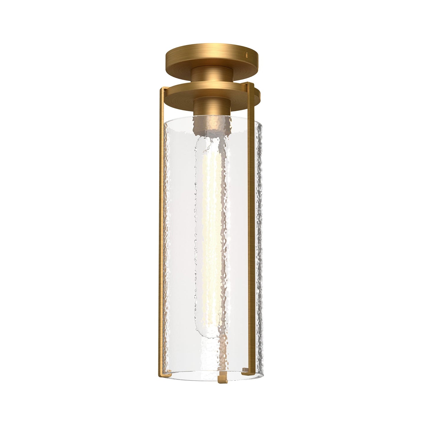 Alora Mood Belmont aged gold flush mount FM536005AGWC