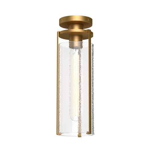 Alora Mood Belmont aged gold flush mount FM536005AGWC