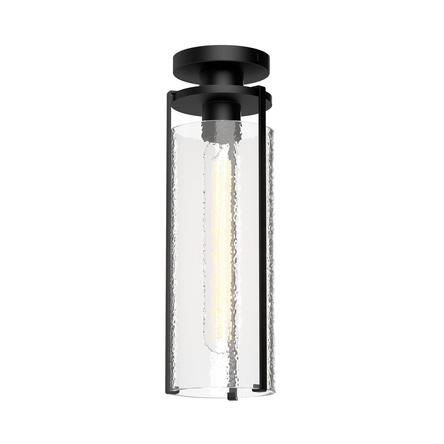 Alora Mood Belmont clear water glass flush mount FM536005MBWC