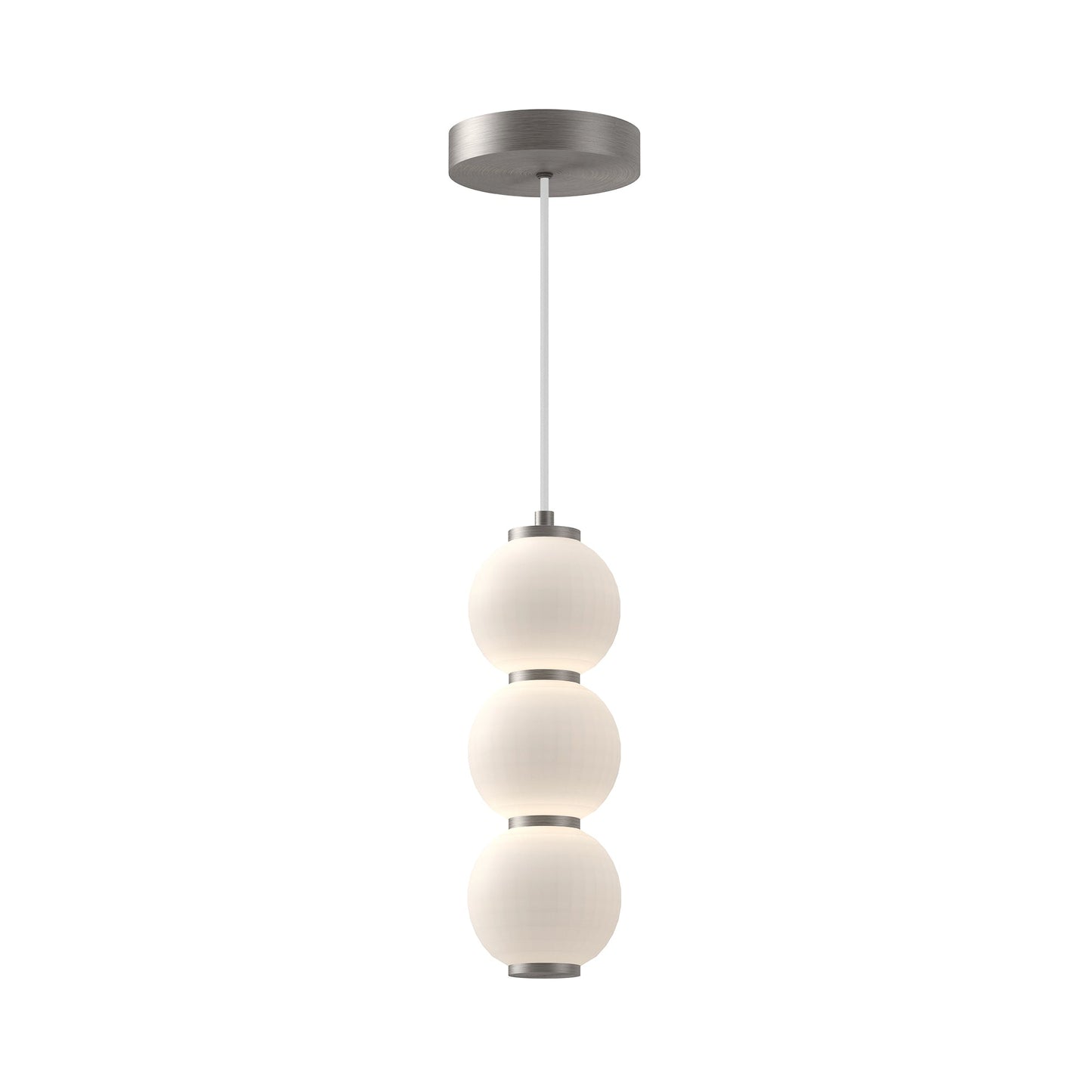 Alora Mood Bijou brushed nickel pendant PD530313BNOP