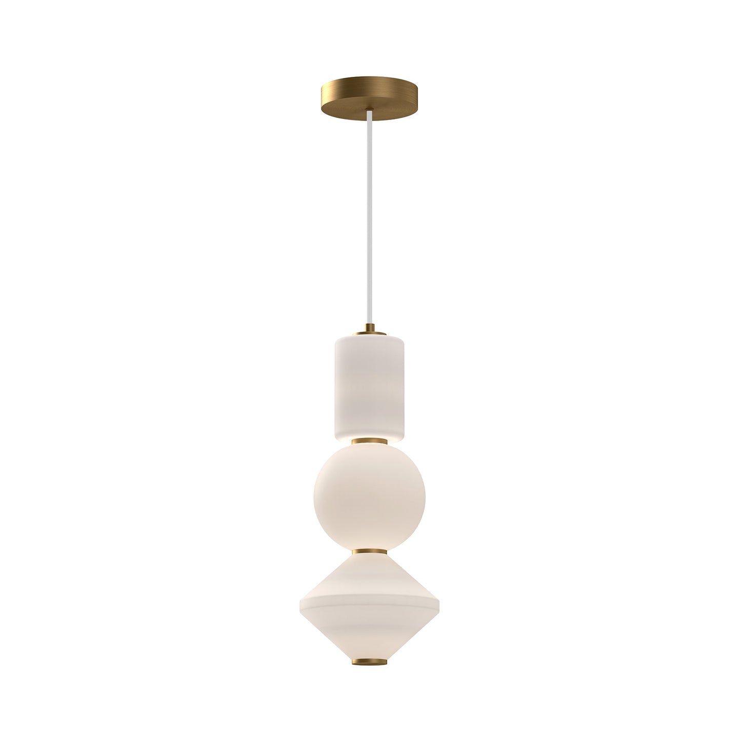Alora Mood Bijou aged gold pendant PD530341AGOP