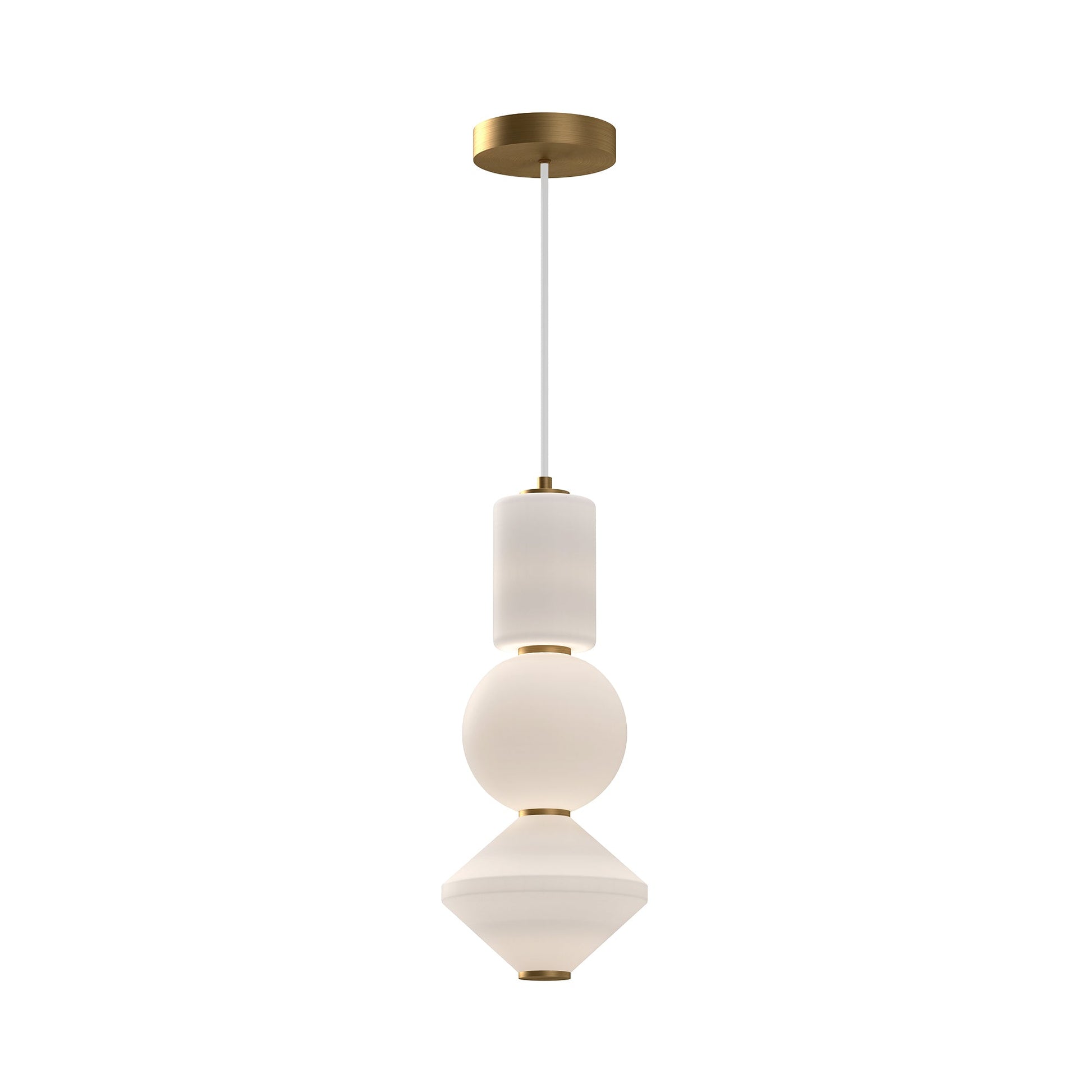 Alora Mood Bijou aged gold pendant PD530341AGOP