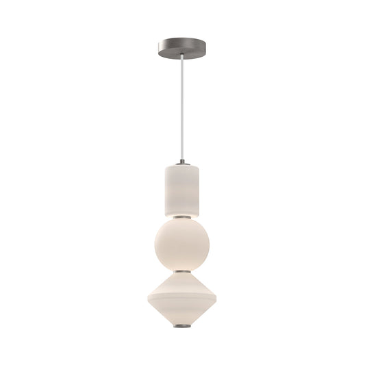 Alora Mood Bijou brushed nickel pendant PD530341BNOP