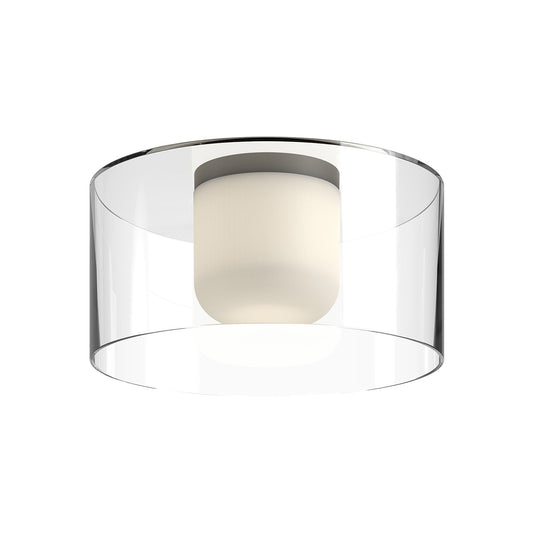 Kuzco Birch black flush mount FM53512-BK/CL