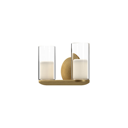 Kuzco Birch brushed gold vanity light VL53511-BG/CL