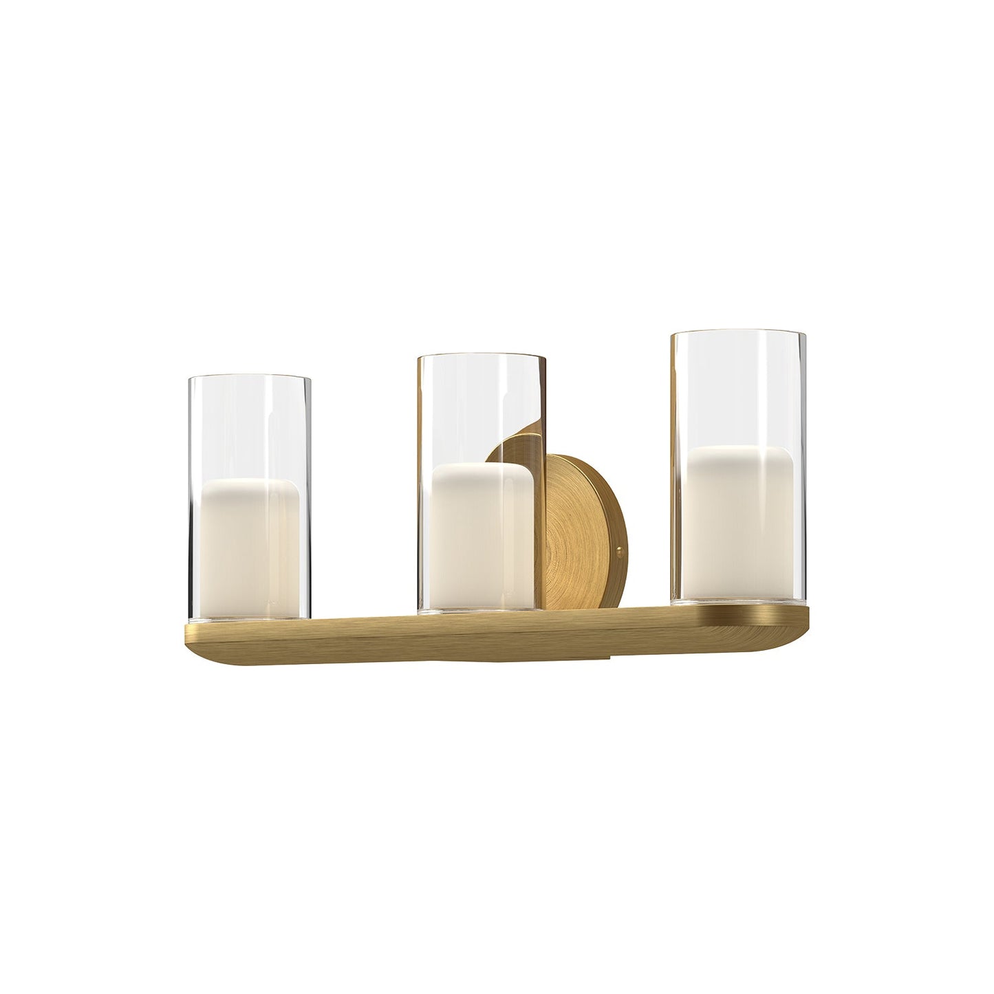 Kuzco Birch brushed gold vanity light VL53519-BG/CL