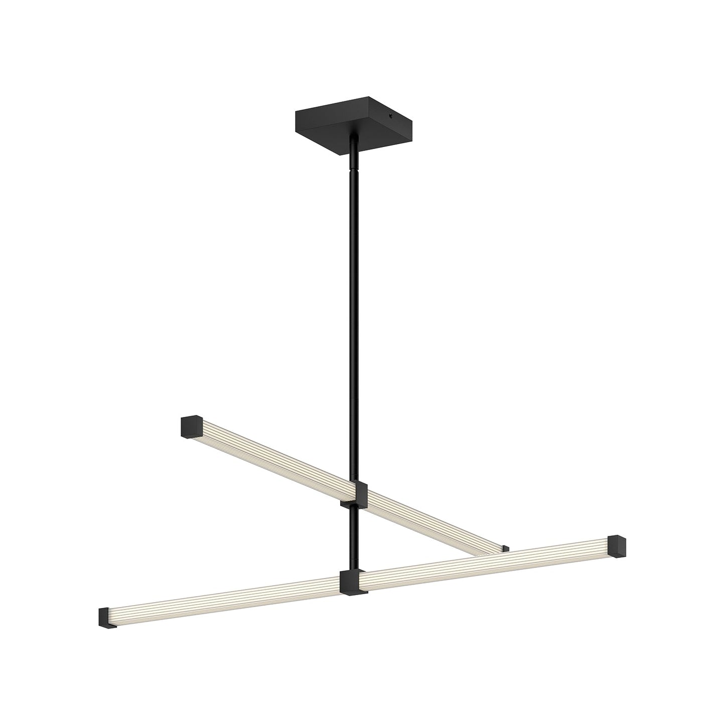 Kuzco Blade black chandelier CH23532-BK