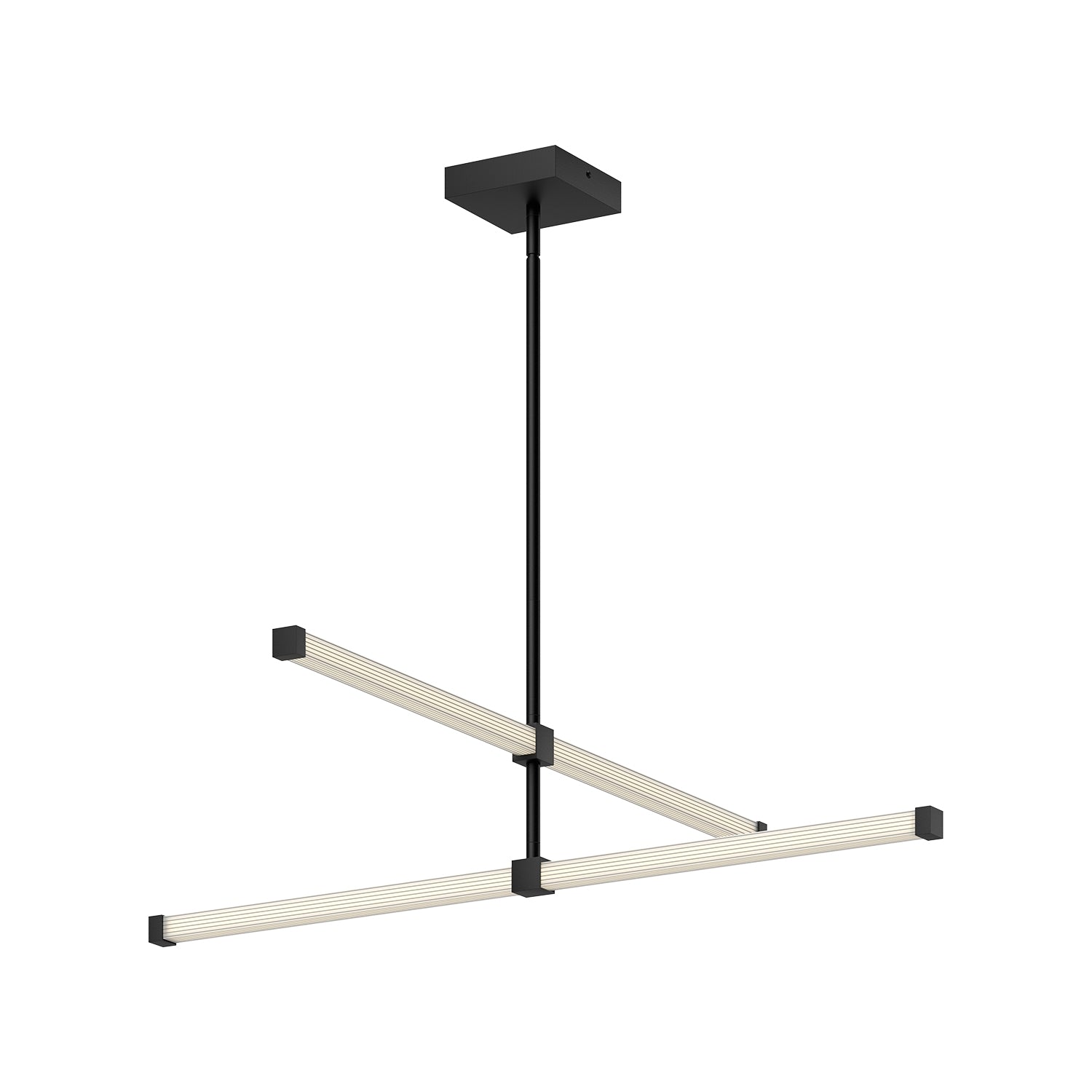 Kuzco Blade black chandelier CH23532-BK
