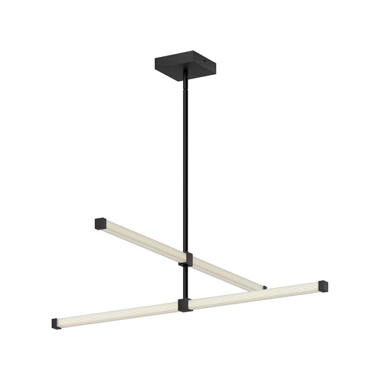 Kuzco Blade black chandelier CH23532-BK
