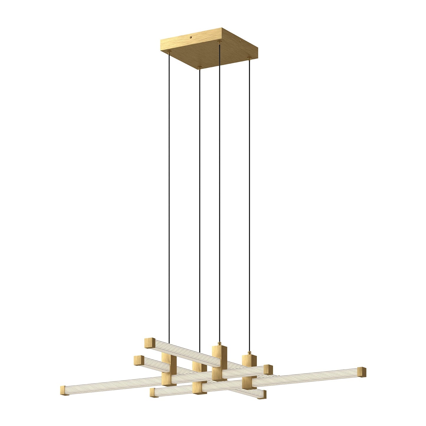 Kuzco Blade brushed gold chandelier CH23534-BG