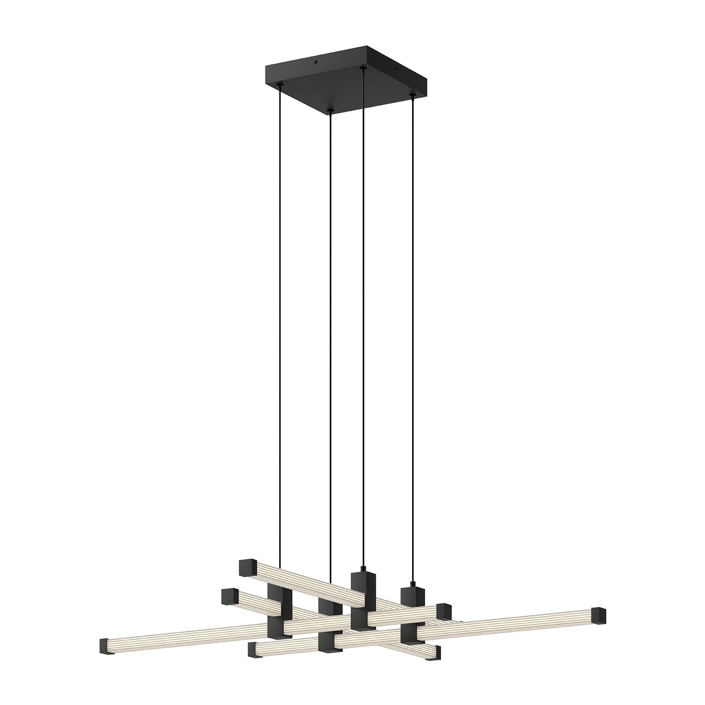 Kuzco Blade black chandelier CH23534-BK