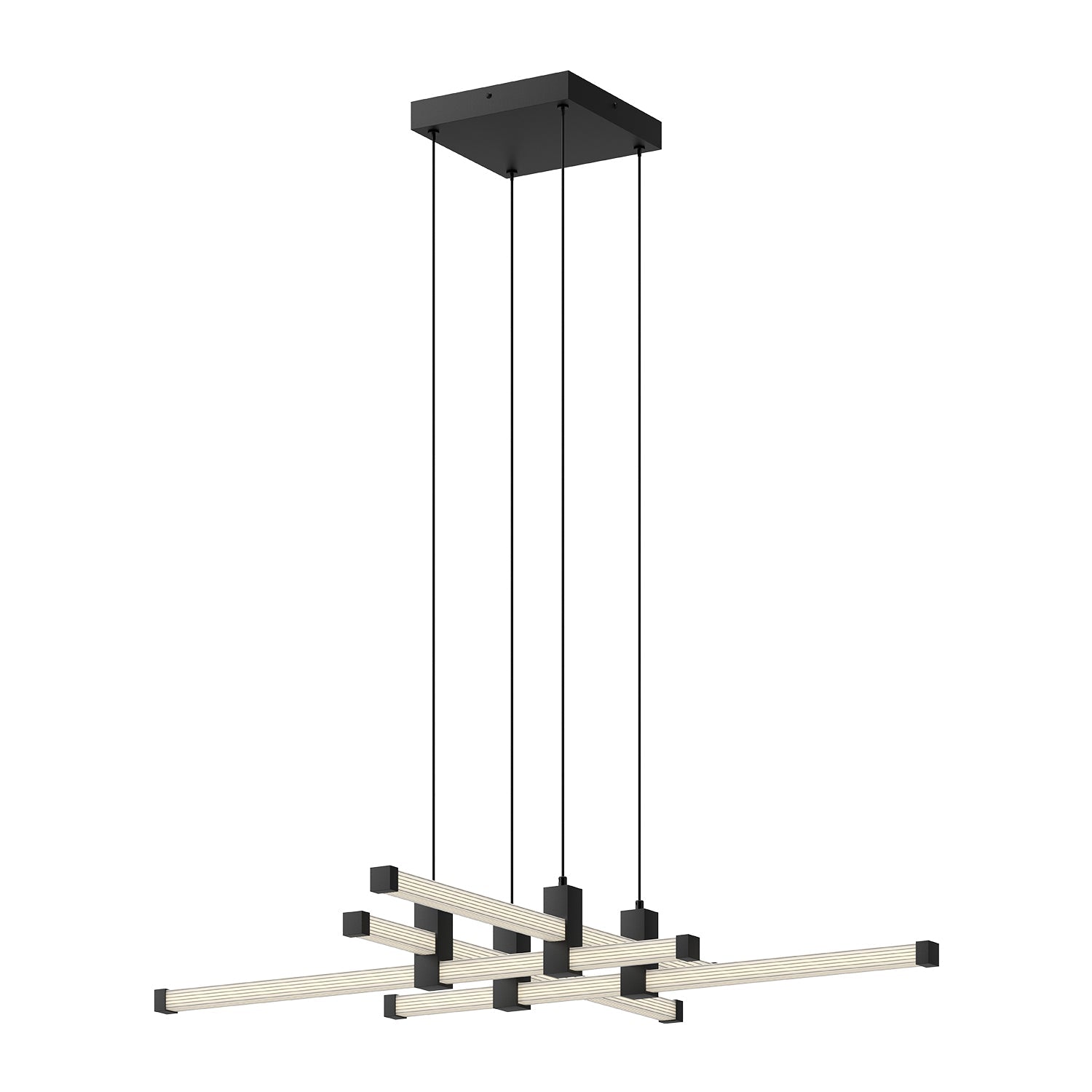 Kuzco Blade black chandelier CH23534-BK