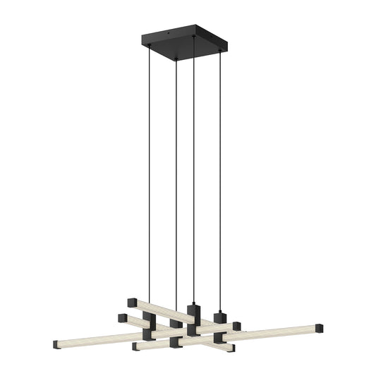 Kuzco Blade black chandelier CH23534-BK