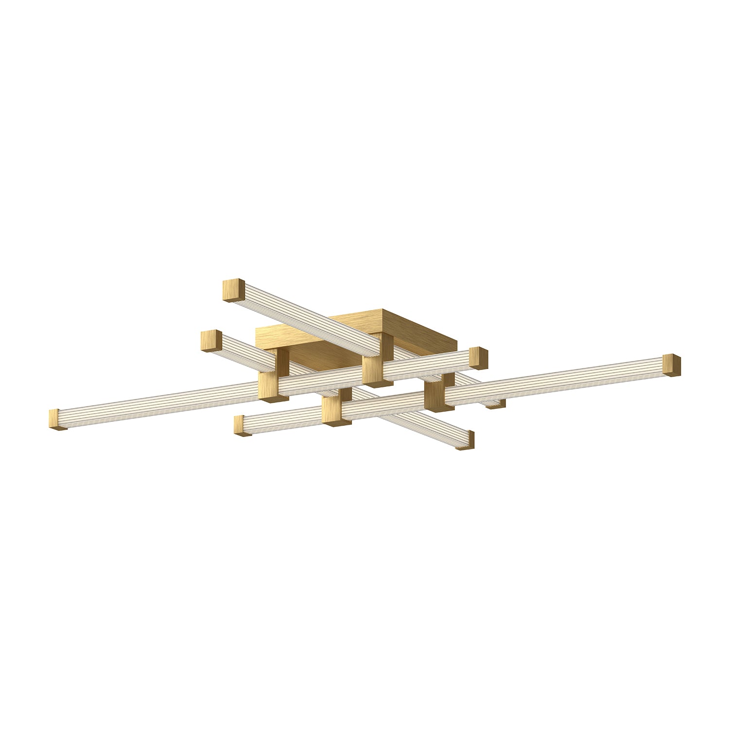 Kuzco Blade brushed gold flush mount FM23534-BG