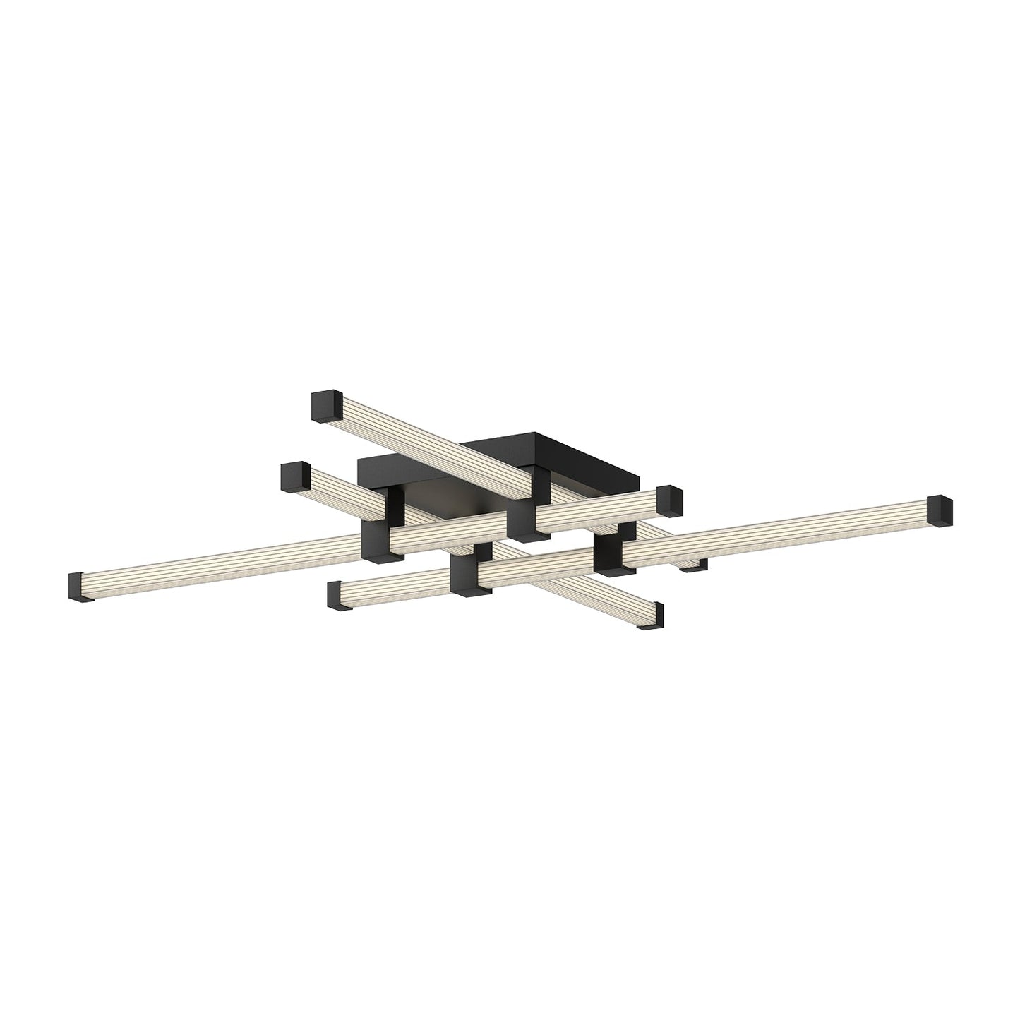 Kuzco Blade black flush mount FM23534-BK
