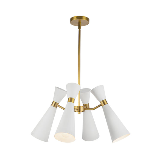 Alora Mood Blake white chandelier CH574424WHAG