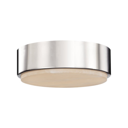 Alora Blanco polished nickel flush mount FM325108PNAR