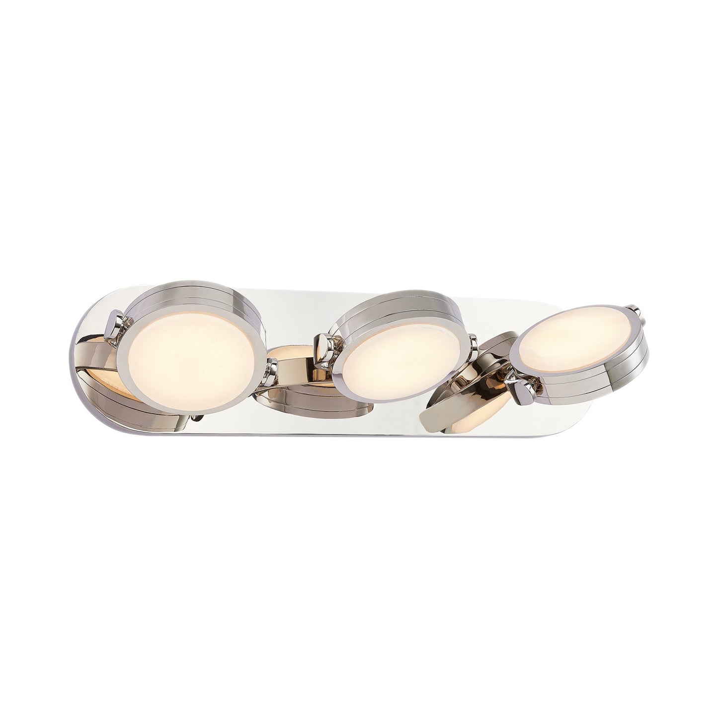 Alora Blanco polished nickel vanity light WV325326PNAR