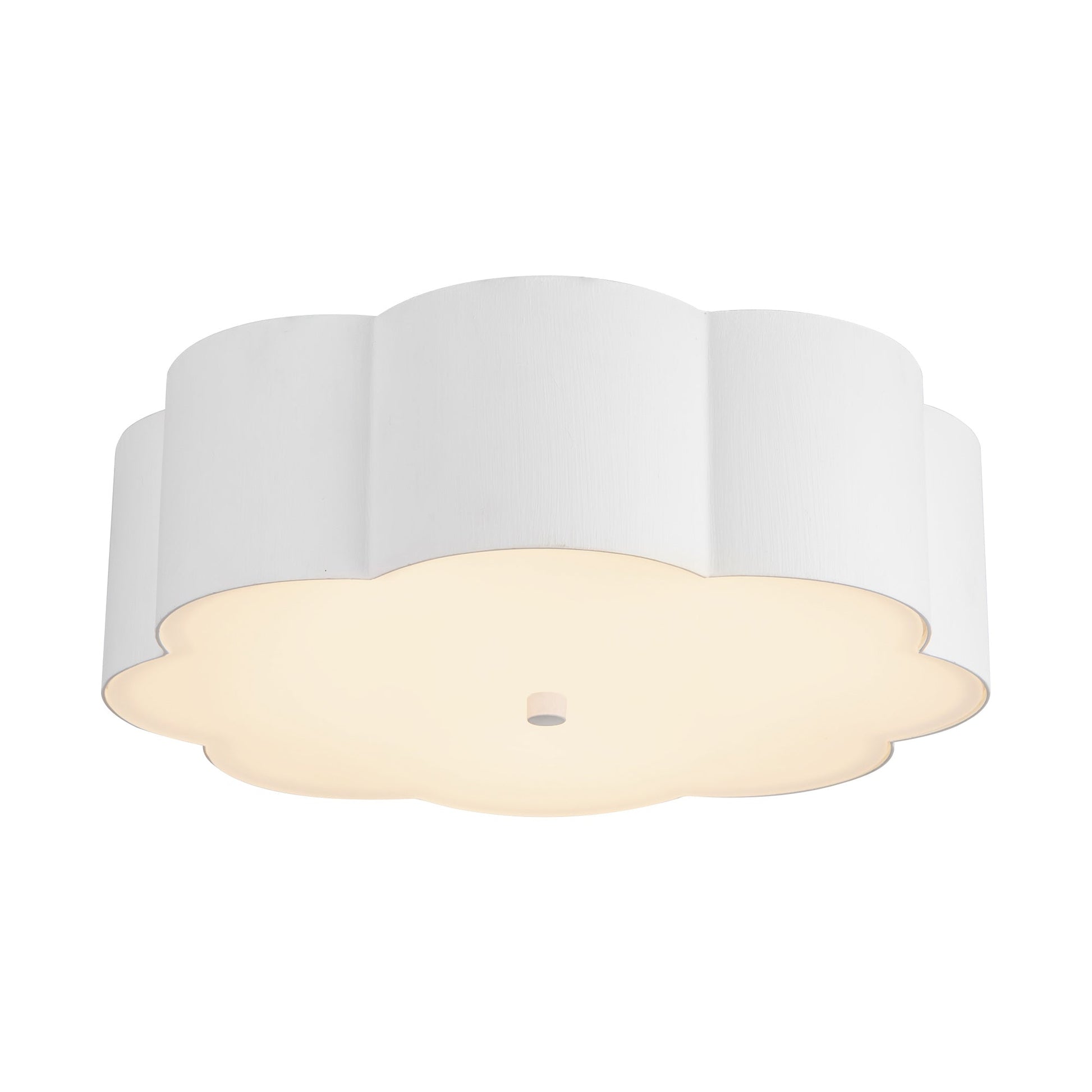 Alora Mood Blossom antique white flush mount FM603314AW