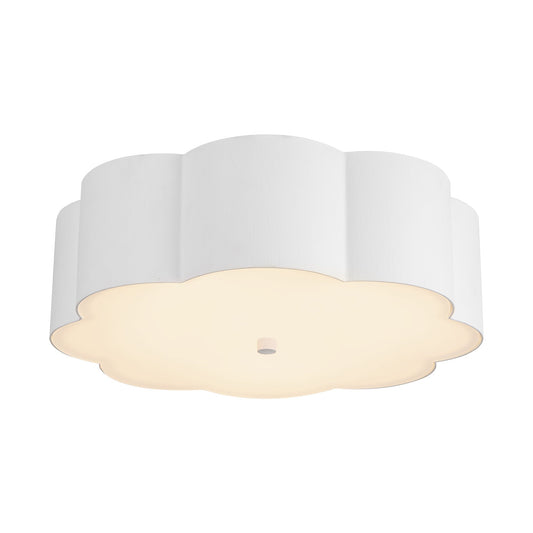 Alora Mood Blossom antique white flush mount FM603314AW