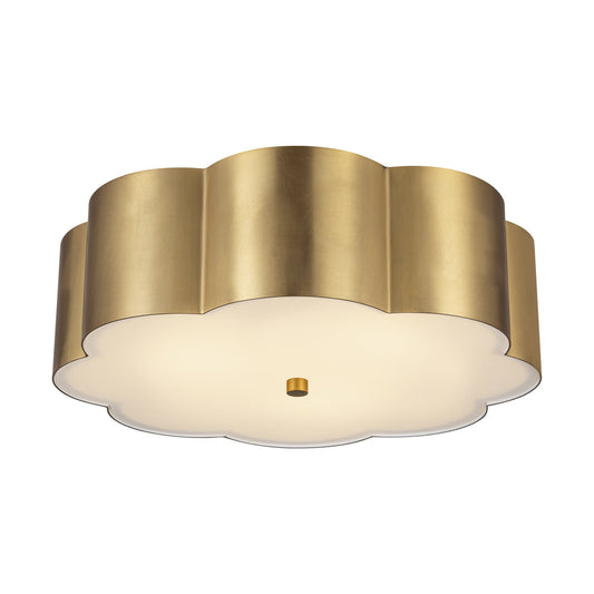 Alora Mood Blossom brushed gold flush mount FM603314BG