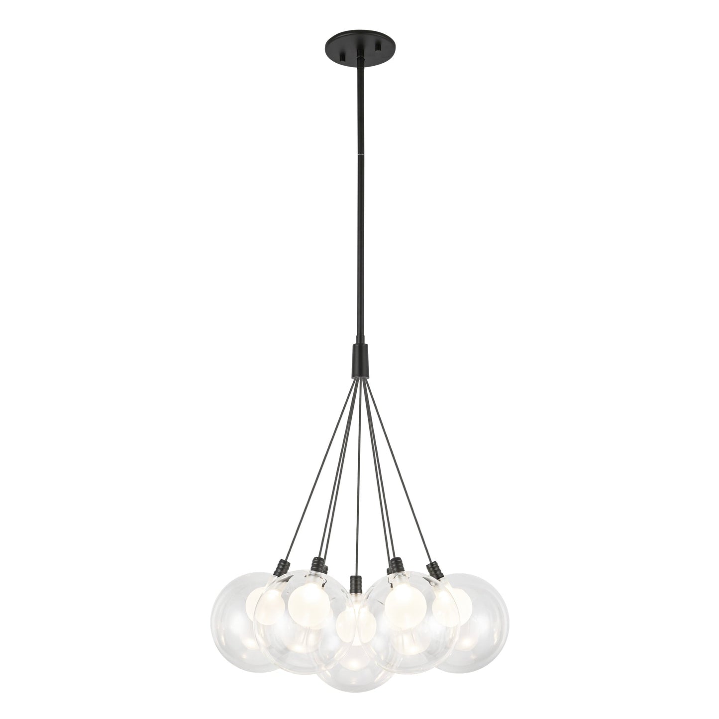 Kuzco Bolla black chandelier CH3117-BK