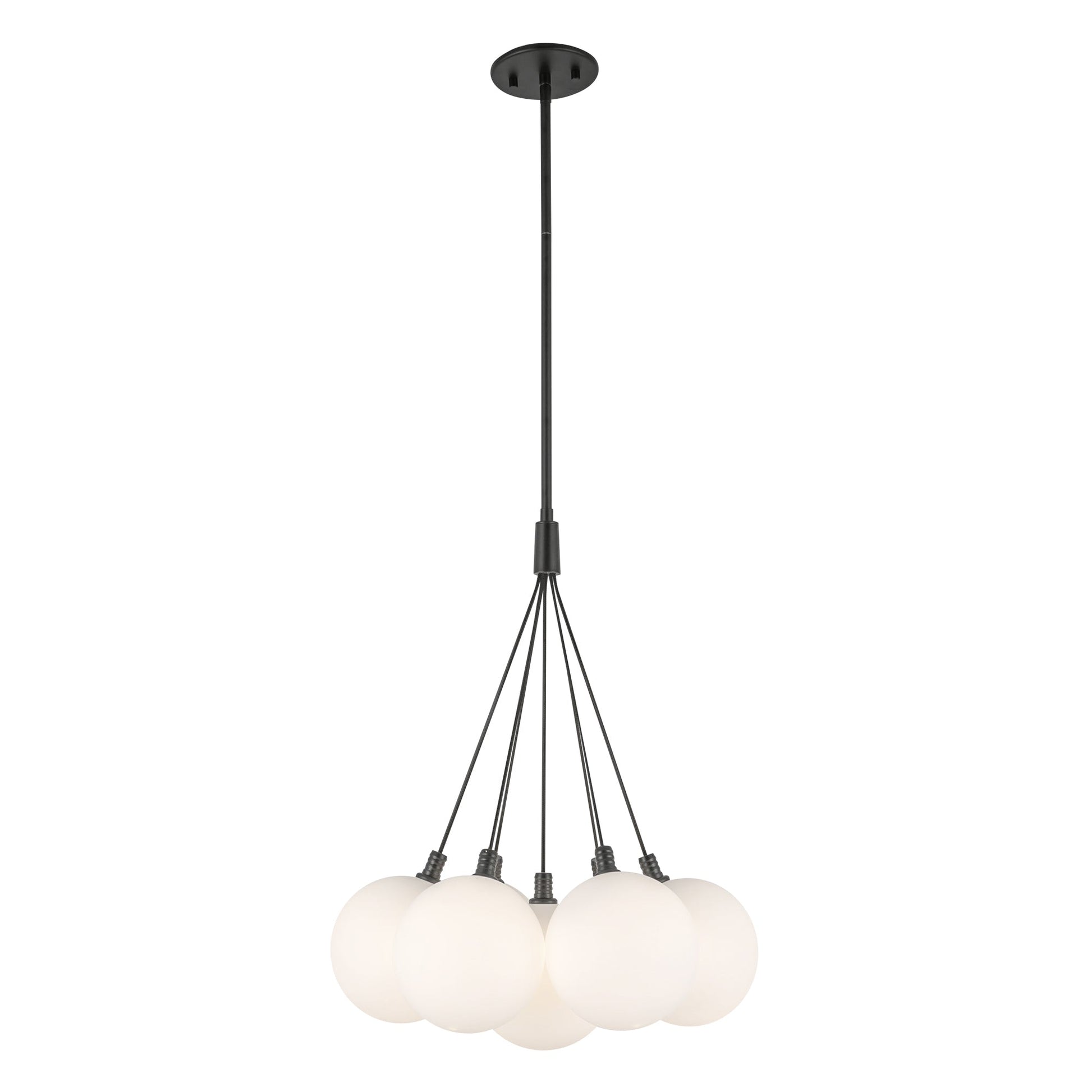 Kuzco Bolla black chandelier CH3117-BK/OP