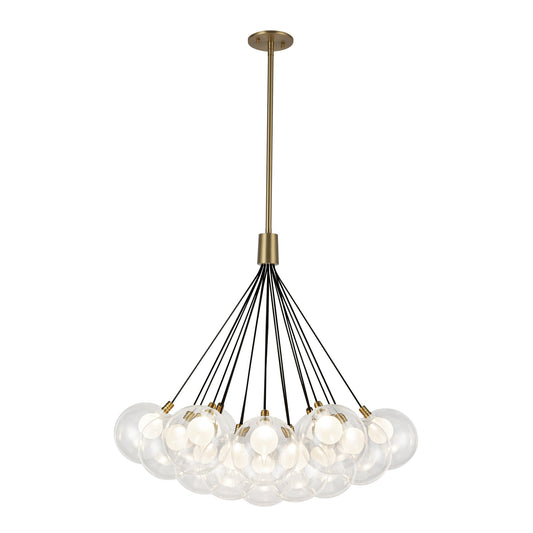 Kuzco Bolla brushed gold chandelier CH3128-BG