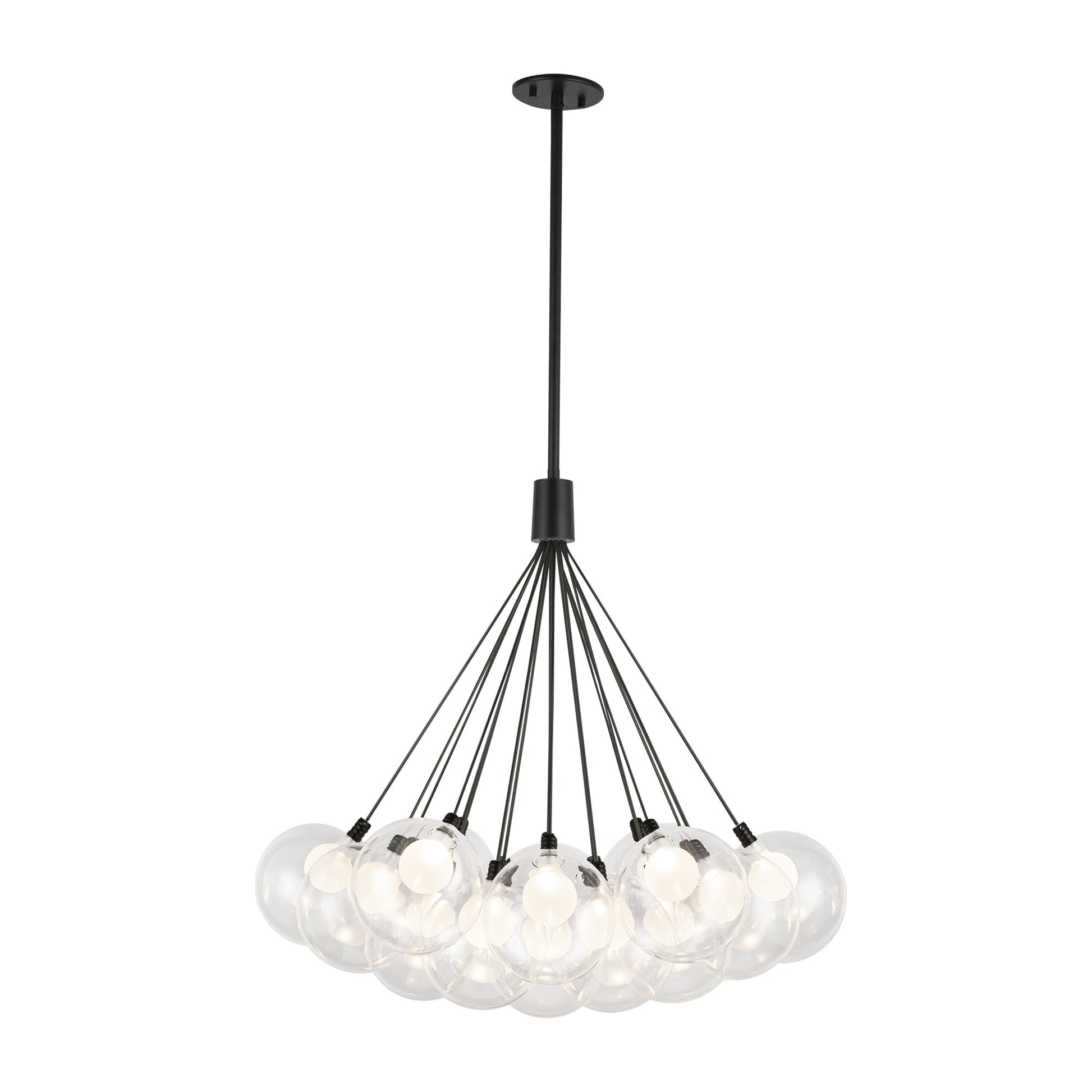 Kuzco Bolla black chandelier CH3128-BK