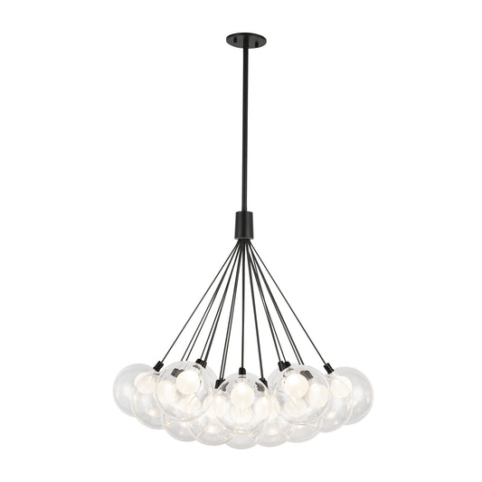 Kuzco Bolla black chandelier CH3128-BK