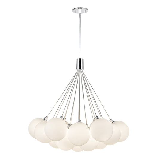 Kuzco Bolla opal glass chandelier CH3128-OP