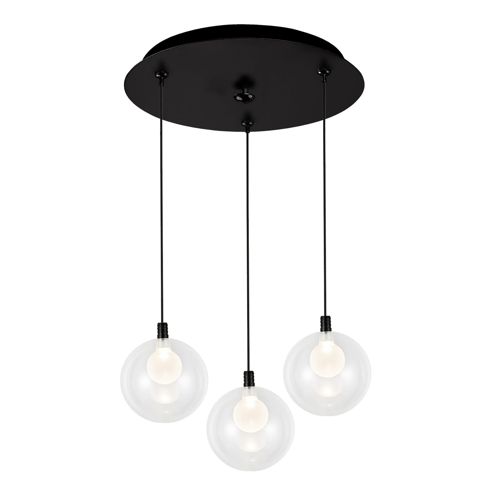 Kuzco Bolla black multi-pendant MP3106BK-03