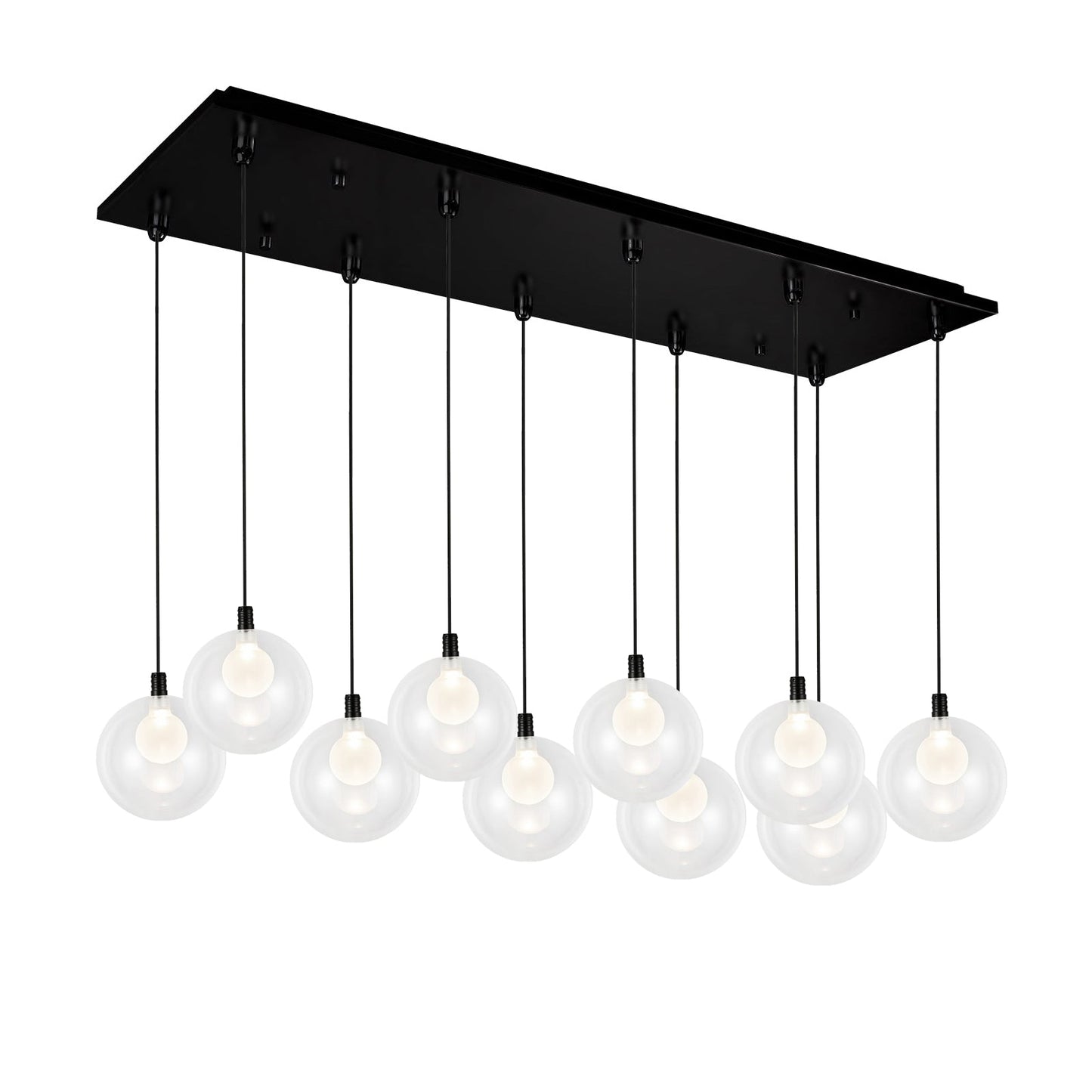 Kuzco Bolla black multi-pendant MP3106BK-10