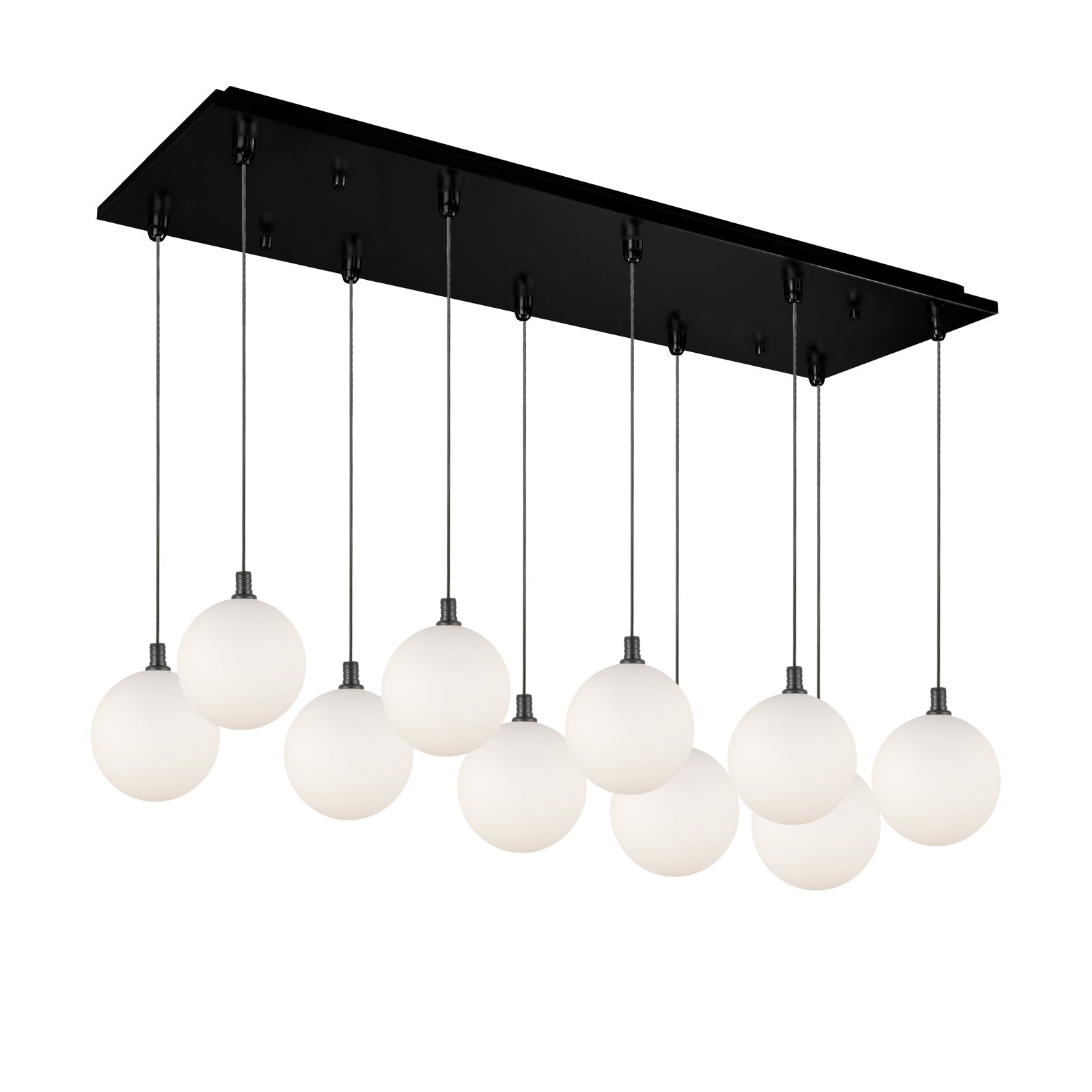 Kuzco Bolla black multi-pendant MP3106BKOP-10