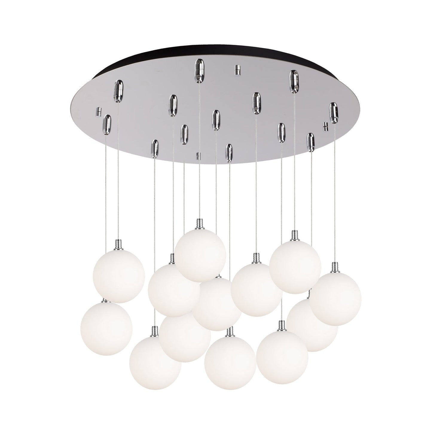 Kuzco Bolla chrome multi-pendant MP3106CHOP-13