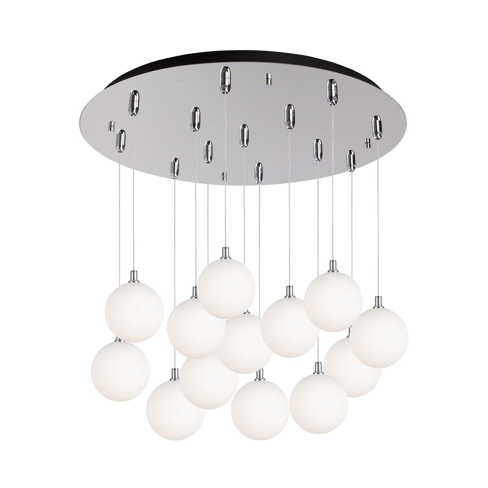 Kuzco Bolla chrome multi-pendant MP3106CHOP-13