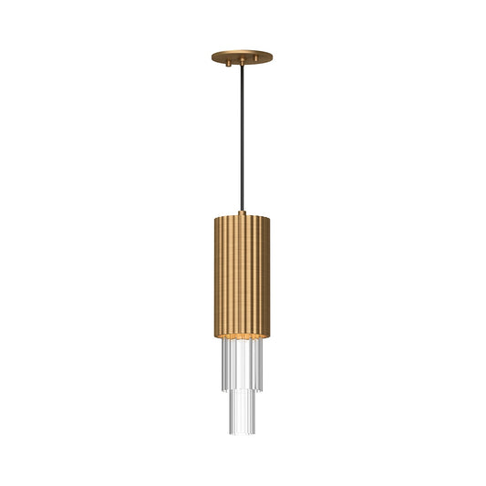 Alora Mood Bordeaux aged gold pendant PD502204AGCR