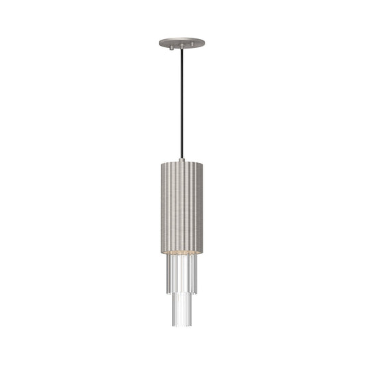 Alora Mood Bordeaux brushed nickel pendant PD502204BNCR