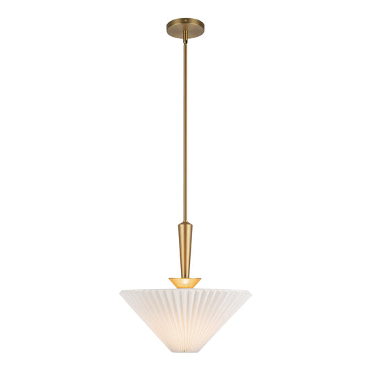 Alora Mood Bridgette brushed gold pendant PD497016BGFW